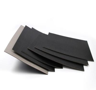 China Manufacture 1mm Black Bag Boxes Materials Anti - Bend High End Cardboard Paper Sheets Cardboard for sale