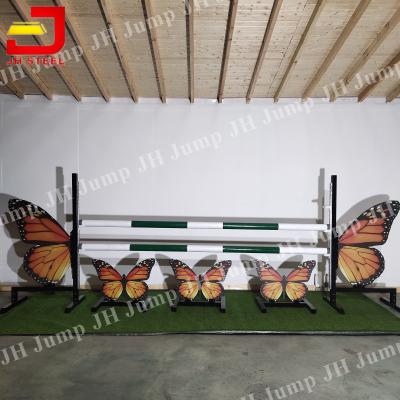 China Aluminum Or Wood Aluminum Hardware Stands Schooling Standards Powder Coated Horse Show Jumps for sale