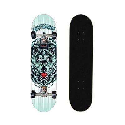 China Adult Professional Deck Dual Rocker Skateboard Maple All Terrain Outdoor Custom Printed Empty Deck Skateboard for sale