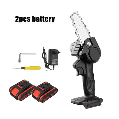 China CE Anti-Skid 800W Mini Tree Cutting Electric Chain Saw Rechargeable Portable Chainsaw Dropshipping DDP 2 Battery Handheld Garden for sale