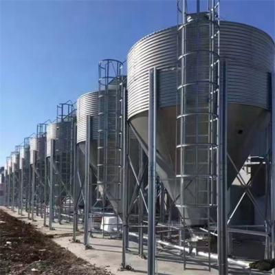 China Factory China Sale Galvanized Waterproof Steel Chicken Feed Silo for sale