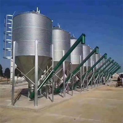 China Factory chicken feed silo made of hot dip galvanized material in China for sale