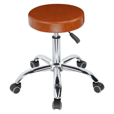 China Soft Leather Adjustable Stool Hospital Stool Doctors Chair Lab Chair Swivel Chair High Stool Adjustable Rotation Function Living Room for sale