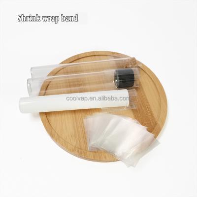 China PVC Heat Shrink Wrap Tape Film Moisture Proof Clear Plastic Sleeve For Bottle Smell Proof Tube Seal Wrapping Film for sale