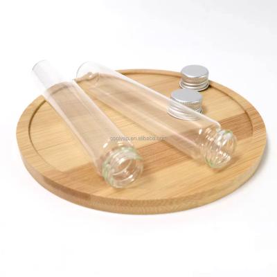 China Packaging Roll Packaging Glass Tube With Label And Sticker Kids Resistant Smell Proof Tubes 115mm 120mm for sale