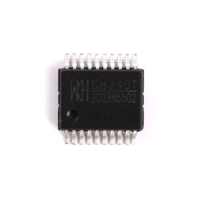 China UART Interface SSOP-20 CH340T CH340 IC Chip SMD USB Contact Customer Service Electronic Component for sale