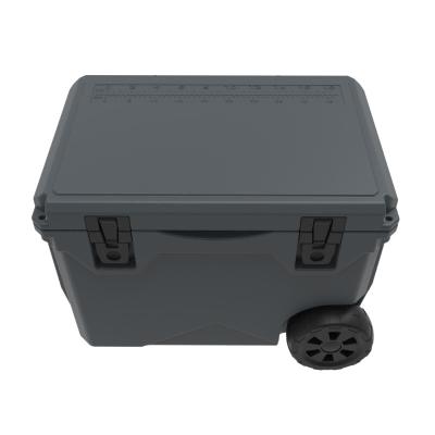 China U3 Rotomolded Rugged Rolling Cooler Customized 50QT Capacity for sale