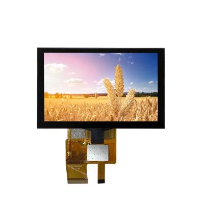 China Industrial Application TFT LCD Touch Display 800 x RGB x 480 5 Inch Capacitive Touch Screen Panel for sale