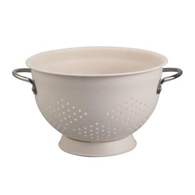 China Heavy duty powder coated stainless steel colander for sale