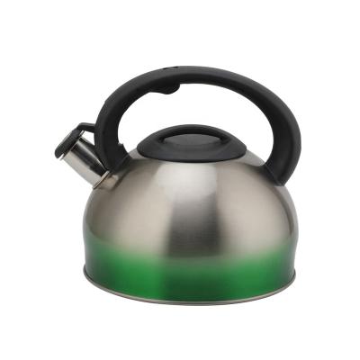 China Heavy Duty Whistling Tea Kettle With Heatproof Handle for sale