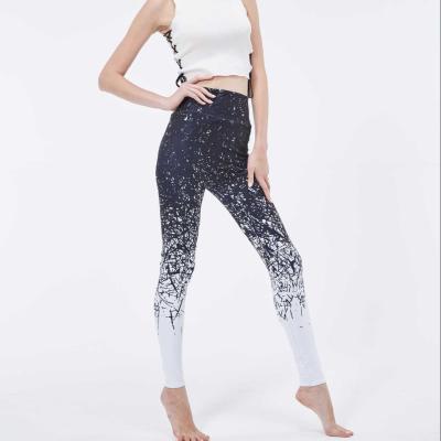 China 2021 summer size S-XL promotional height breathable printed casual yoga pants skinny leggings women for sale