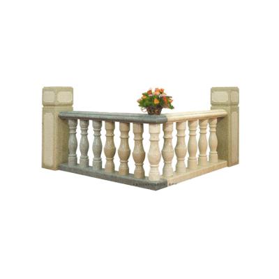 China Custom Decorative Outdoor White Marble Staircase Traditional Garden Pillars Balustrade Boast Railing Fence Stone Jade Granite Banister for sale