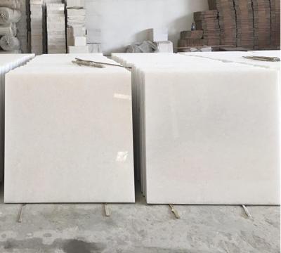 China Modern Natural Stone Wall Slab Flooring Price Real White Pure White Household Tiles Marble for sale