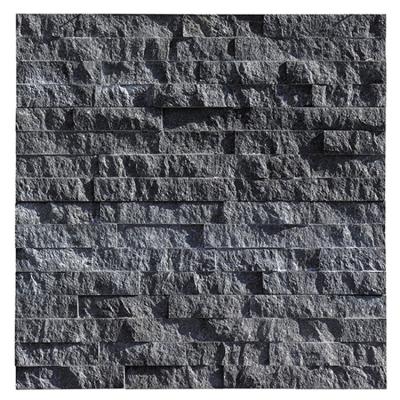 China Easy to fix and clean; water& fire retardant ; factory supply environment friendly natural culture stone dark gray slate for wall cladding for sale