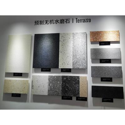 China Modern Popular Artificial Brick Wall Panel Quartz Lightweight Faux Stone Clading Terrazo Recycle Marble for sale