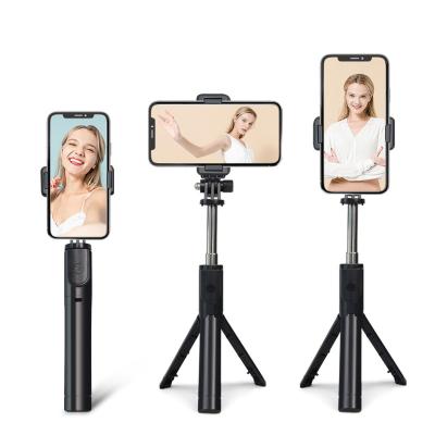 China Flexible Ring Light Remote Control Stabilizer Portable Foldable Desktop Selfie Stick Stand Phone Selfie Stick Tripod for sale