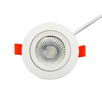 China Modern new product high power good quality 2.5inch white plastic emergency 5 watt led downlight housing ceiling lamp for sale