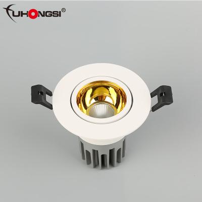 China COB Led Suspended Down Light , Certificate CE ROHS , High Lumen Recessed Downlight 3w Warm White Cob Led Ceiling Light for sale