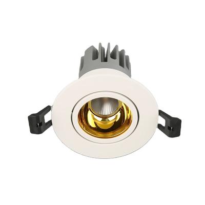 China Cixi modern hot sale 5w 7w 10w 15w 3inch smd recessed led cob down light, certificate CE ROHS cutout 95mm for sale