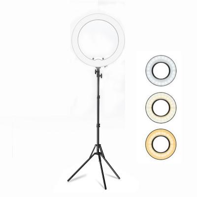 China Glow Selfie Ring Light 8 Inch Makeup Lamp Photographic Lighting LED Ring Visual Light with Tripod Stand for sale