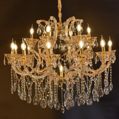 China 18lights Modern European Luxury Maria Teresa Crystal Chandelier for Bedroom Dining Room Living Room Villa Decorative Light for sale