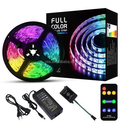 China 5050 RGB LANDSCAPE Amazon Hot Music Full Color 5Meter Strip Light for sale