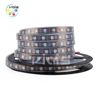 China DC5V 2812 Theme Park Modern Indoor Decoration 5050RGB Led Strip Light 30 60 144LEDs for sale