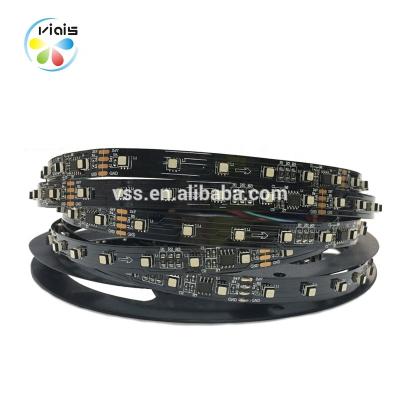 China LANDSCAPE VSS Supplier Black FPCB DC12V WS2811 3535 Smd Addressable RGB Led Strip for sale