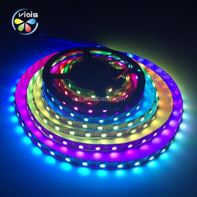 China MAIL WS2812B LED Strip 30/60/144 LED RGB 5050 Addressable DC 5V White PCB Smart Pixel WS2812 IC for sale