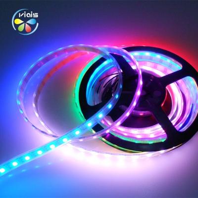 China LANDSCAPE High Brightness 5v 2812B LED SMD5050 RGB Flexible Dream Color Pixel Strip 300leds 72W Led Strip Light for sale