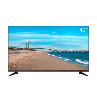 China Full HD 1080p Smart TV 42 Inch LED TV Hotel TV Screen Mirroring For Second Screens 150+ Channels OEM ODM Free Streaming Custom for sale