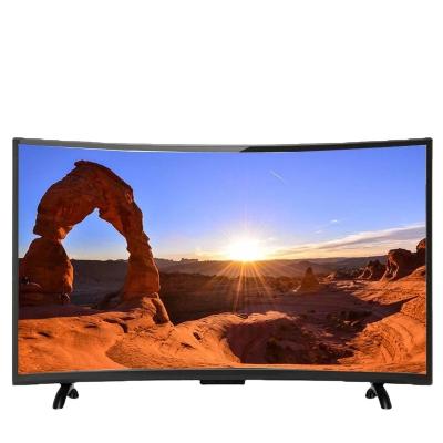 China 55 Inch Kitchen TV Curved Smart TV HDR Led Television Led TV QLED 4K Smart 55