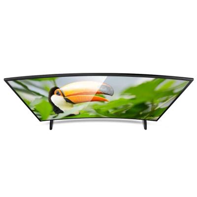 China Kitchen TV Fashion Design Led TV 85 Inch QLED Multi-Language Smart TV Curved Screen Wifi TV 4K Televisions Factory grobal for sale