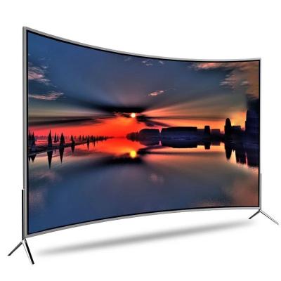 China Kitchen Curved TV 55 ROM Good Quality 8G DVB-T2 Wi-Fi IPTV Android 11 RAM 1.5G LCD LCD Monitor Smart LED Curved Television TV Per Inch for sale