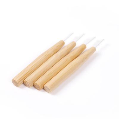 China Natural Bamboo Oral Care Brush Handle Dental Interdental Brush Eco-friendly Organic Bamboo Interdental Brush Natural Bamboo for sale