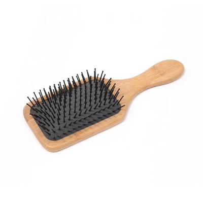 China BA-6119 Logo Bamboo Wood Bristle Bristle Bristle Wave High Quality Custom Homemade Hard Brush for sale