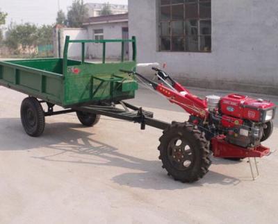 China Walking Tractor / Hand Tractor with Cart / Trailer for sale