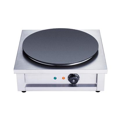 China Outdoor Most Trustworthy Electric Crepe Pan Oven Pizza Crepe Maker Machine Breakfast Single Plate Snack Maker for sale