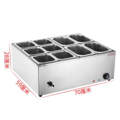 China Hotels Our Own Manufacturer Supply Stainless Steel Electric Restaurant Food Warmer Heat Preservation Soup Pool for sale