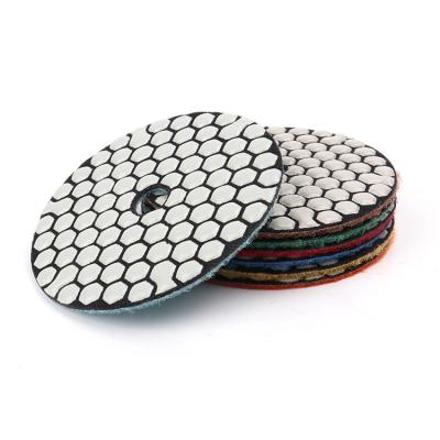 China Granite Marble Concrete Custom Brand Diamond Flexible Wet Polishing Pad for Marble Flexible Polishing Pad for sale