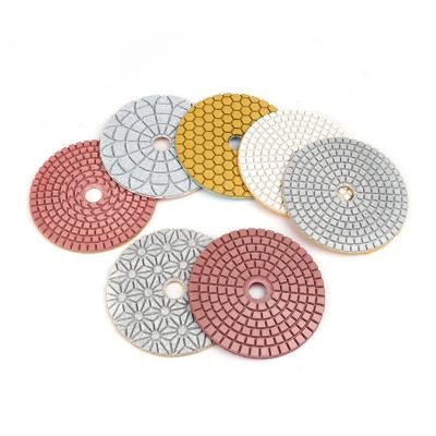 China Granite Factory Price Concrete Marble Polishing Pads For 3 Inch Granite Marble Custom Brand Diamond Clad for sale