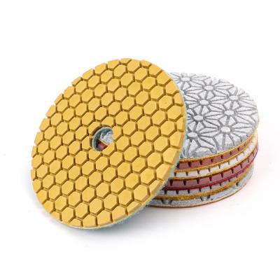 China Granite OEM Supplier Diamond Hand Polishing Pad Concrete Sheet Marble Engraving Bits For Granite Stone Polishing Pad 3inch for sale