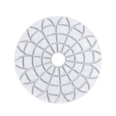 China Polishing Tools 4inch 100mm Brand Granite Diamond Concrete Wet Metal Marble Polishing Pads for sale