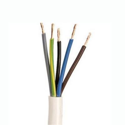 China House Wiring 300/500V H05VV-F 5 Core RVV 5*2.5 mm2 Building Copper Wire 60227 IEC 53 Flexible Electrical Cable for sale