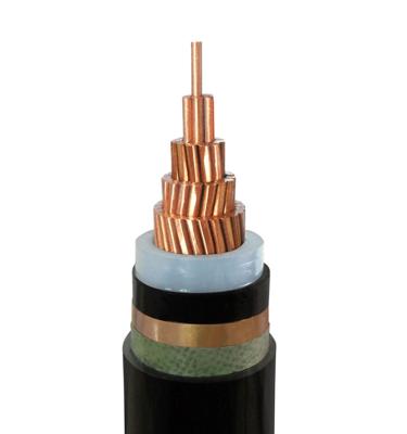 China 6/10 KV XLPE Underground Insulated Single Core Medium Voltage Power Cable To IEC 60502 for sale