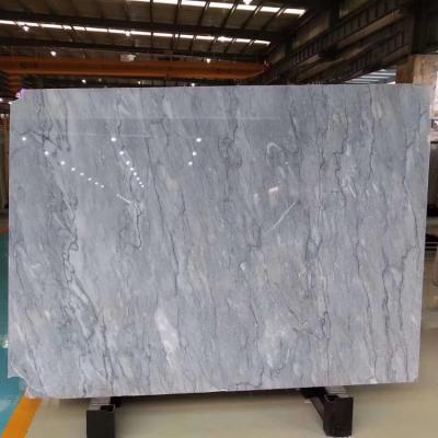 China Modern Wholesale Mink Silver Marble For Flooring Gray Marble Tile Silver Marble Tile for sale