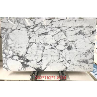 China Modern Italy Arabescato White Marble for Decoration, Big Flower White Marble Stone for sale