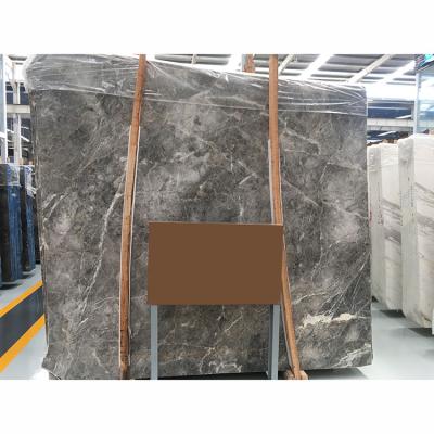 China Wall Lucifer Gray Lido Williams Rough Marble Slab Gray Marble Tile for sale