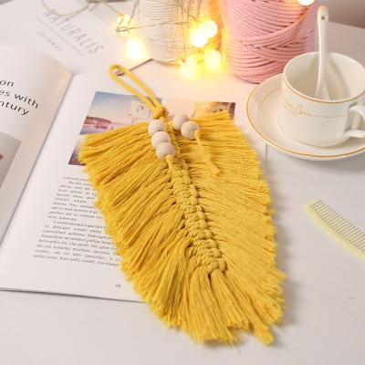 China Woven Blanket Cotton Tapestry Decorative Bohemian Nordic Style Tassel Meter Woven Blanket Cotton Tapestry TA7547 for sale