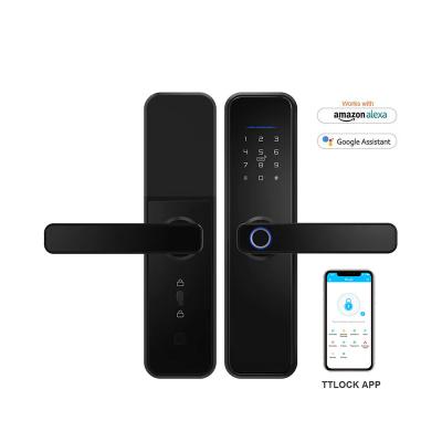 China Hotel Apartments TTlock APP Cerradura Digital Inteligente Smart Keyless Home Lock Locks Fingerprint Biometric Password Smart Door Locks for sale